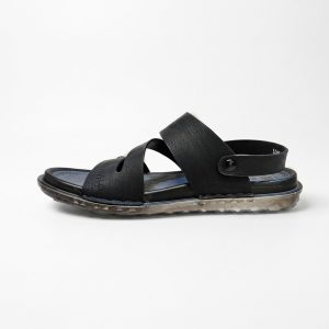Belt Leather Sandal Black Casual Men’s Shoe